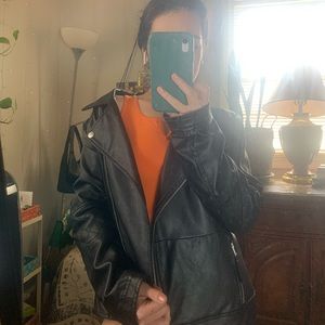 Faux Leather Jacket